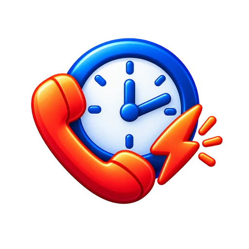 Emergency telephone, clock and alert bolt