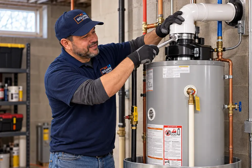 Water heater service
